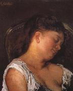 Sleeping woman